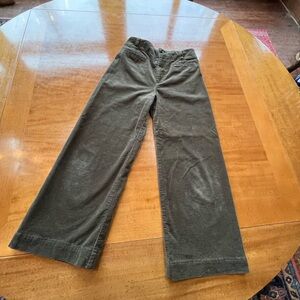 Maeve Olive Green Cropped Pants